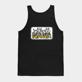 Softball Nana Leopard Shirt Softball Nana Tank Top